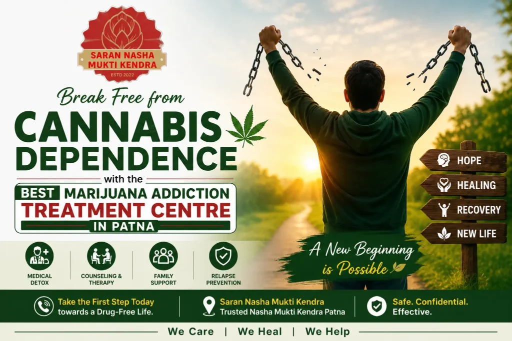 Best marijuana addiction treatment Centre in Patna with expert rehabilitation, counseling, and long-term recovery support.