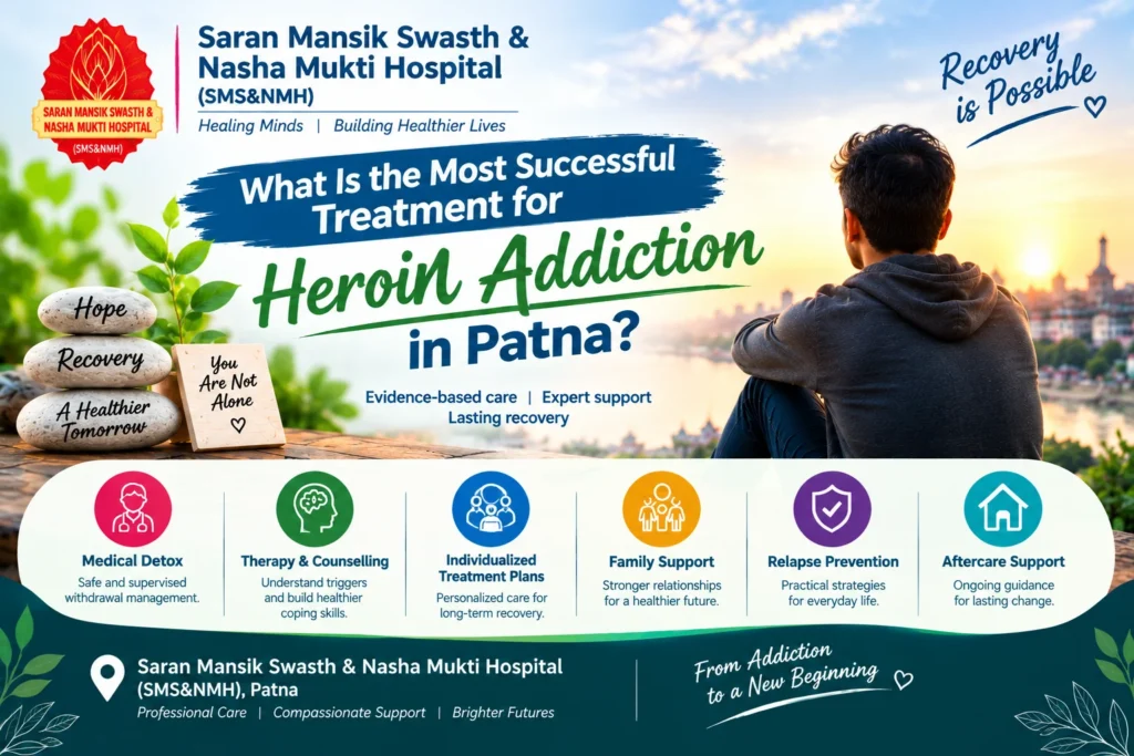 Treatment for heroin addiction in Patna and recovery support